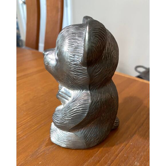 Teddy bear with bow metal bank Designer Jewelry by Sweet Pea - Picture 5 of 7